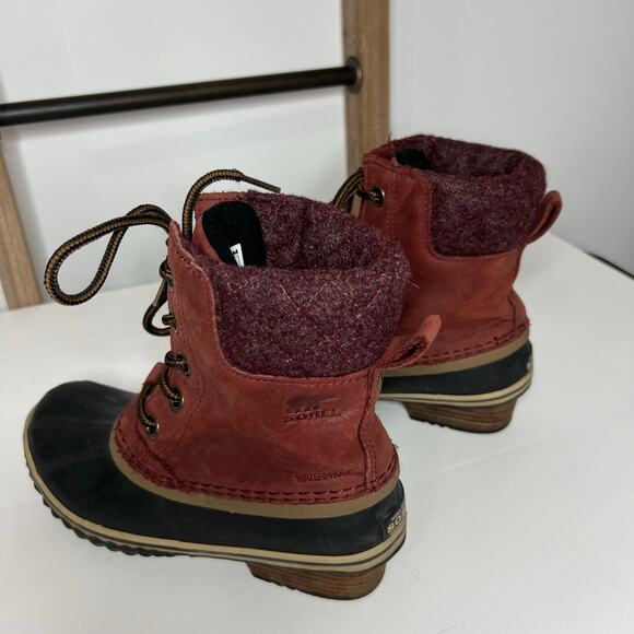 Sorel Slimpack II Lace Redwood Boots Style 2348-628 Size 6.5 - Picture 5 of 9